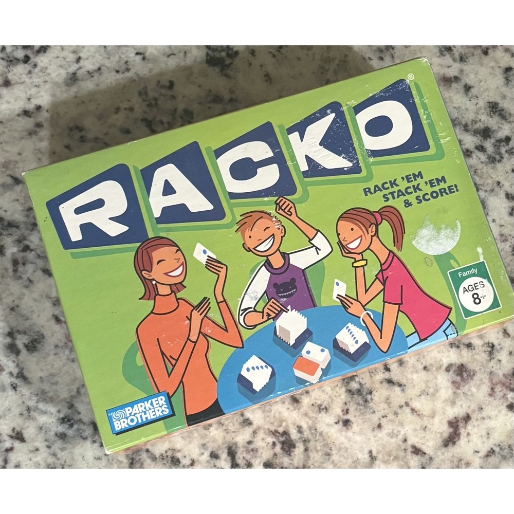 Racko Card Game 50th Anniversary Edition 2006 Parker Brothers 40073 COMPLETE